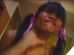 Zopf thai reitet Hahn